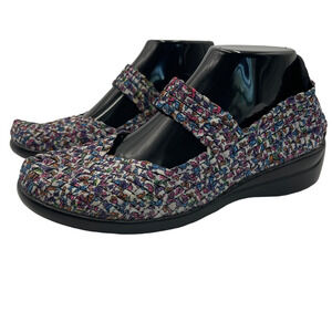 SERENE Island Edisony Wedge Mary Jane Sandal Shoe